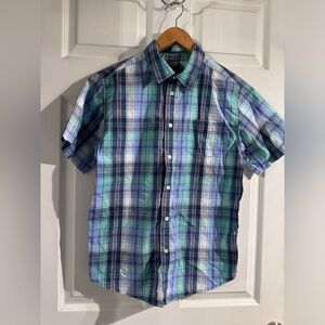 5/$25 Boys Wrangler Short Sleeve Button Down Shirt XXL (18)